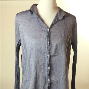 Jcrew the boy shirt chambray semi sheer medium